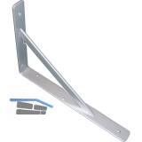 Konsole Schwerlast - Steg,Hhe 495 mm,Tiefe 330 mm, wei-aluminium lackiert