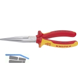 KNIPEX VDE-Langschnabelzange DIN 5745 gerade Lnge 160 mm