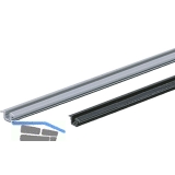 HETTICH SLIDE LINE 55 - Einfachfhrungsprofil, L 4000, 30Kg, AL silber eloxiert