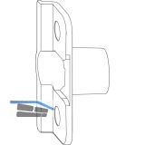 MACO Anpressverschluss, Rahmenteil, Eurofalz FT24 13V (357741)