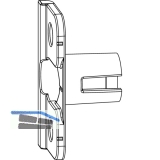 MACO Anpressverschluss, Rahmenteil, Eurofalz FT30 13 V (368015)