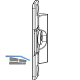 MACO Anpressverschluss verdeckt, Flgelteil 9V, ohne Beschlagsnut (220220)