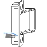 MACO Anpressverschluss verdeckt fr PVC, Flgelteil einstellbar, 13V (218543)