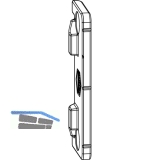 MACO Anpressverschluss verdeckt, Rahmenteil, Eurofalz FT20 9V (98265)