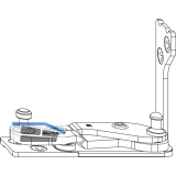 MACO Ecklager Multi Power, Holz FT 24,  9V, links, silber (215813)