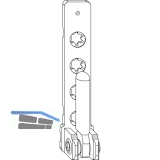 MACO Ecklager PVC, mit 3 mm Positionszapfen, 100 kg, wei (206802)