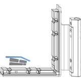 MACO Ecklagerband MAMMUT 180 kg, 12/20-13 mm, titan, rechts (225506)