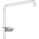 MACO Einstellschlssel Innensechskant SW4, 2 x gebogen, L=75 mm (41017)