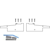 MACO Fiber-Therm Abdeckkappen-Set, Grundkrper 180 mm, silber (102886)