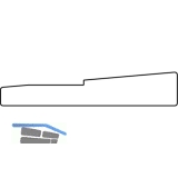 Fiber-Therm Einschubprofil f.Grundkrper/Verbreiterung/kl. Kammer,1000 mm,silber