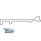 MACO Fiber-Therm Zwischenprofil 99, L=2000 mm, B=99 mm, silber (465578)