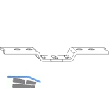 MACO Kippband AS/PVC, fr PVC, 80 kg, L=130 mm (94030)