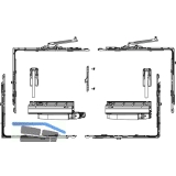 MACO SKB-Z Grundkarton, Schema A, 160 kg, Versatz 13 mm, rechts, silber (455508)