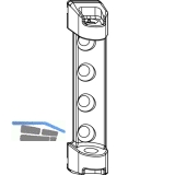 MACO Scherenlager PVC, 7 mm Tragezapfen, 120 kg, silber (52481)