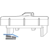 MACO Schlieteil f. gegenberliegende Beschlagsnut (34610)