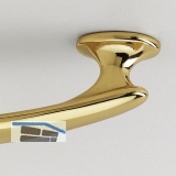 Griff Kreusa LA 96 mm, Breite 121 mm, Messing poliert