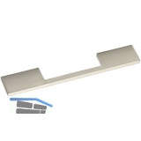 Griff Nestis LA 128 mm, Breite 200 mm, ZN wei matt