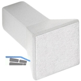 Knopf Flora Breite 15 mm, Tiefe 24 mm, ZN verchromt poliert