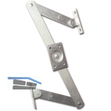 Oberlicht-Z-Schere, Angriffarm 120 mm, Mittelstck 240 mm, Stahl verzinkt