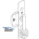 ROTO NT Ecklager E5, 12/20-9V/13V, verstellbar, mit Bohrzapfen, links (450548)