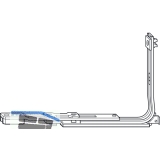 ROTO NT Eckumlenkung fr Rundbogen-/Schrgfenster, silber (255273)
