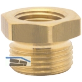 Druckluft Reduziernippel mit IG 1/4\&quote; und AG 3/8\&quote; aus Messing