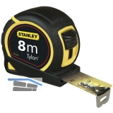 STANLEY Rollbandma Tylon 8 m EG-Prfzeichen Genauigkeit II