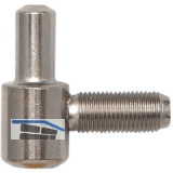 Einbohrband-Unterteil m. Zylinderkopf,  16 mm, Stahl vernickelt