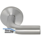 SOLIDO WC, -Rosette barrierefrei, VK 7 mm, TS 38 - 45 mm, Edelstahl