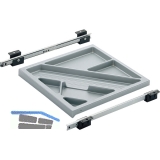 HETTICH SYSTEMA TOP 2000 Schreibmaterial-Auszug Set, EB 380 mm, schwarz