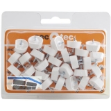 SECOTEC Bodentrger abgeflacht 15mm zum Nageln wei SB-60 BL5