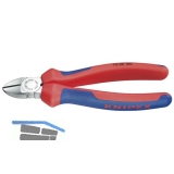 KNIPEX Seitenschneider DIN 5749 2K-Griff Lnge 140 mm