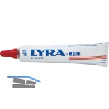 LYRA Signierpaste 115 rot in Tube mit Schreibkugel