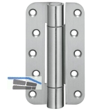Objektband VN 2828 f. gefälzte flächenb. Türen, Bandh. 120 mm, Edelstahl