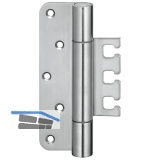 Objektband VX 7729 f. stumpf einsch. Türen, Bandhöhe 120 mm, Edelstahl