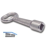 Steckschlüssel für Kamintürl, VK 8 mm, Zinkdruckguss