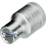 GEDORE Steckschlssel-Einsatz D19 DIN3124 1/2\&quote;vierkant 8.0 mm zwlfkant