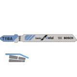 BOSCH Stichsgebltter T118A (5 St) basic for metal