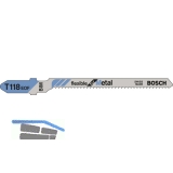 BOSCH Stichsgebltter T118BF (5 St) flexible for metal