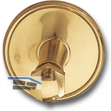 Stiegengriffsttze zum Klemmen, Ros.  70 mm, Wandab. 60 mm, Messing poliert