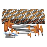 BETA Stiftschlssel-Satz Torx mit Quergriff, Seitenabtrieb und Halter 13-teilig