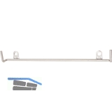 VAUTH-SAGEL Trgerleisten Breite 220 mm, Stahldraht silber RAL 9006