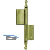 Türnussband mit Zierkopf, links, 100 x 160 mm, Messing poliert