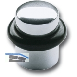 Bodentrpuffer  -  25 mm, Hhe 30 mm, mit Gummiring, silber eloxiert