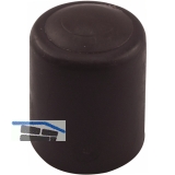 Wand-u. Bodentrpuffer  -  30 mm, Hhe 32 mm, Kunststoff braun