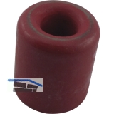 Wand-u. Bodentrpuffer  -  30 mm, Hhe 30 mm, Gummi rot