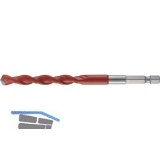 ALPEN HM-Universalbohrer Profi-Multicut 1/4\&quote;-Sechskantschaft Bohrer  4.0 mm
