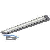 Unterbauleuchte Erla LED, 4,8W, L 350mm, B 90mm, H 30mm, warmwei, Alu