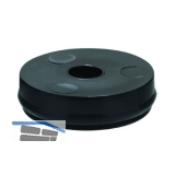 QuickClick Basisteil zum Anschrauben  20 mm, Hhe 5 mm, Kunststoff schwarz