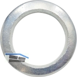 Zwischenring  13,0/9,0 mm, Hhe 2,0 mm, Stahl verzinkt